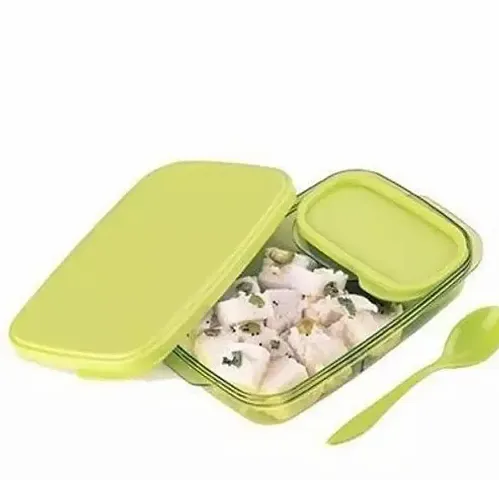 G KING Royal Unbreakable Lunch Box Set Food Grade Plastic BPA-Free Storage Tiffin 2 Containers Lunch Box