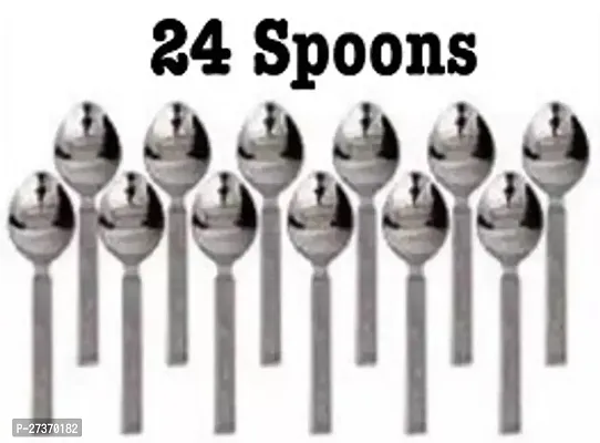 PERMIUM QUALITY PURE STAINLESS STEEL SPOON PACK OF 24 PCS COMBO PACK