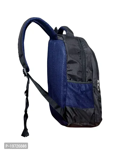 Skydiver black  backpack for men and boys-thumb2