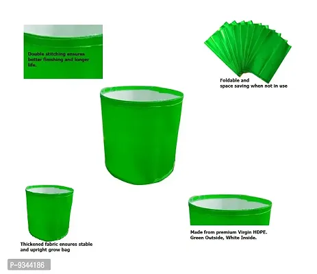 Trendy Garden Creation 250Gsm Hdpe Grow Bags - Round - 12Inch x 12Inch - 10Pcs Set-thumb3