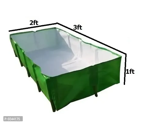 Trendy Garden Creation 250Gsm Hdpe Rectangular Grow Bags 3Feet 2Feet 1Feet For Garden, Fish Breeding And Azolla Harvesting - Set Of 2Pcs-thumb2