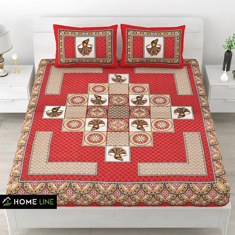 90*100 Cotton Double Bedsheets