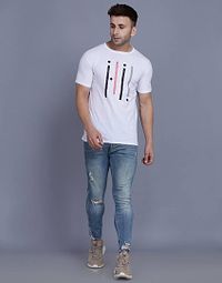 Men's Cotton Blend Half Sleeve T Shirt-thumb3