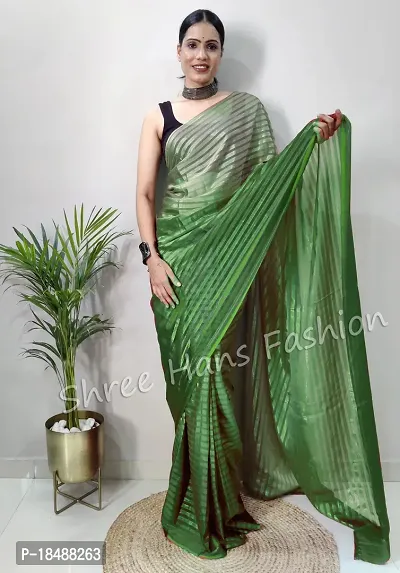 Women Stylish Viscose Silk Saree with Blouse piece