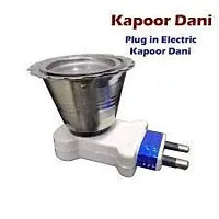 RNY Kapoor Dani Incense Stick Direct Plug Camphor Electrical dhoop dani puja Stand dani bakhoor Ceramic Loban,Bakhoor,Oudh,Agarbatti Burning Charcoal Aroma Oil Burner - 1 PC.MODEL-05-thumb2