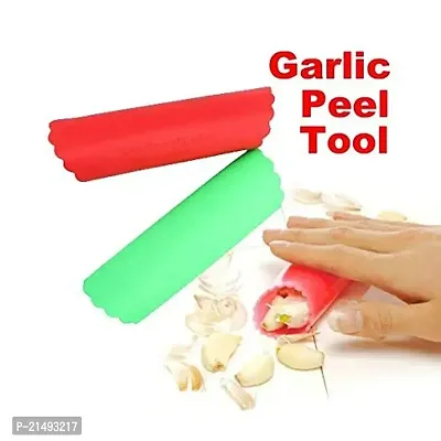 RNY Silicone Rubber Magic Garlic Peeler (Random Colour) - Pack of 2 Pieces-thumb5