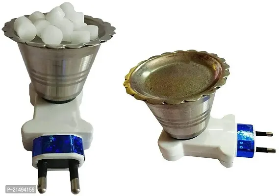 RNY Kapoor Dani Incense Stick Direct Plug Camphor Electrical dhoop dani puja Stand dani bakhoor Ceramic Loban,Bakhoor,Oudh,Agarbatti Burning Charcoal Aroma Oil Burner - 1 PC.MODEL-01-thumb4