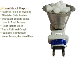 RNY Kapoor Dani Incense Stick Direct Plug Camphor Electrical dhoop dani puja Stand dani bakhoor Ceramic Loban,Bakhoor,Oudh,Agarbatti Burning Charcoal Aroma Oil Burner - 1 PC.MODEL-01-thumb4
