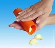 RNY Silicone Magic Garlic Peeler Rubber (Silicone) Garlic Peeler Roller (Colour May Very)-Value Pack of - 2 pcs-thumb3