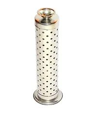 RNY? Safety Agarbatti Stand with Ash Catcher and Dhoop Holder on Top for Prayer, Home Decor and Gift - Large Size (Silver Color, 26 L x 7 B x 7 H cm)-1 Pcs-thumb1