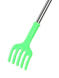 RNY Handy Back Scratcher Manual Massager with Nonslip Handle 15.7 Long for Stress Relief, Green - 2 PCS-thumb3