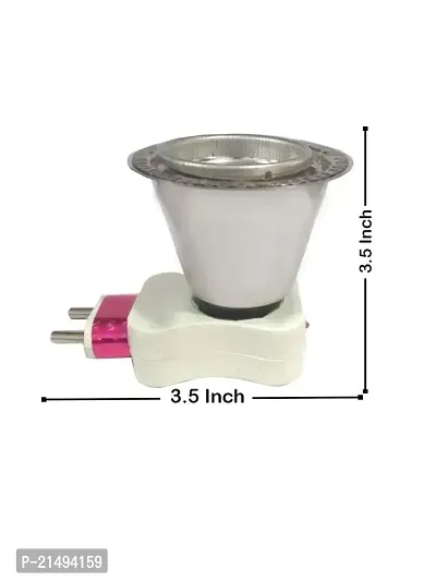 RNY Kapoor Dani Incense Stick Direct Plug Camphor Electrical dhoop dani puja Stand dani bakhoor Ceramic Loban,Bakhoor,Oudh,Agarbatti Burning Charcoal Aroma Oil Burner - 1 PC.MODEL-01-thumb2