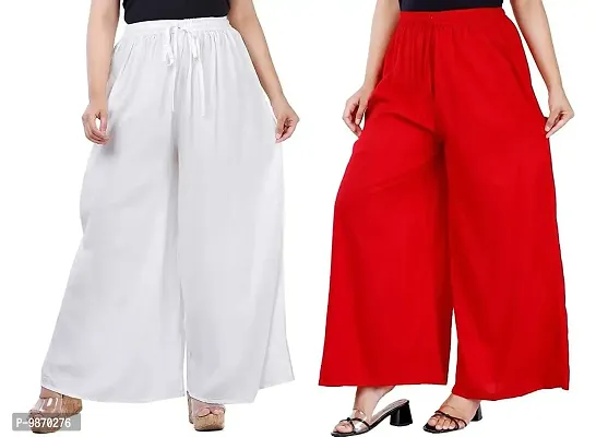 Vanya Plus Size Palazzo Trousers for Women (3XL, 4XL and 5XL)