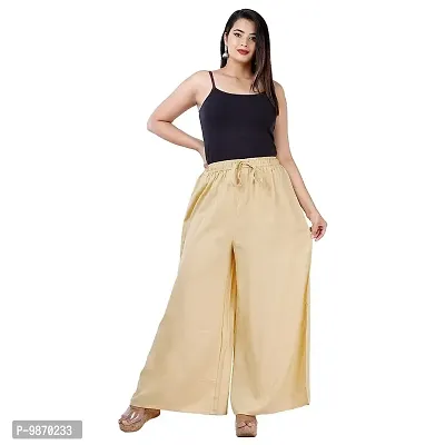 Vanya Plus Size Palazzo Trousers for Women (3XL, 4XL and 5XL)-thumb0