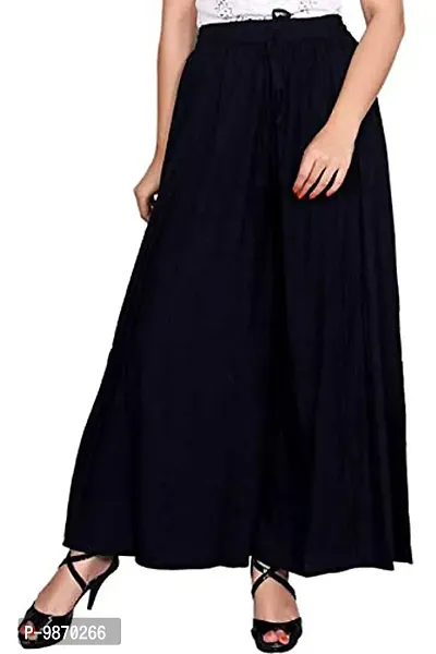 Women's Relaxed Fit Rayon Palazzo
