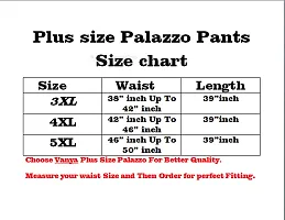 Vanya Plus Size Palazzo Trousers for Women (3XL, 4XL and 5XL) (3XL, Beige)-thumb1