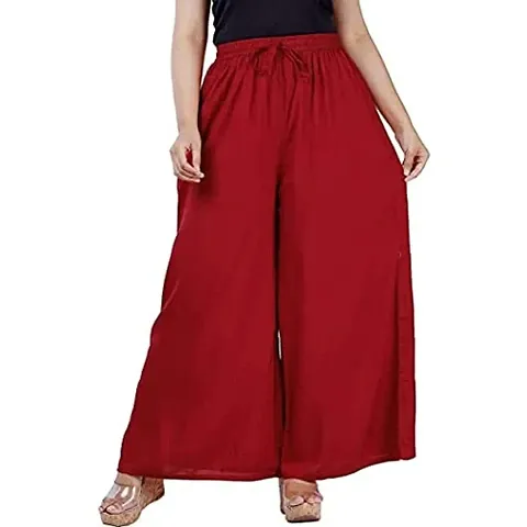 Anha Creations Plus Size Palazzo Trousers for Women (3XL, 4XL and 5XL)