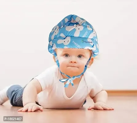 sky blue baby helmet