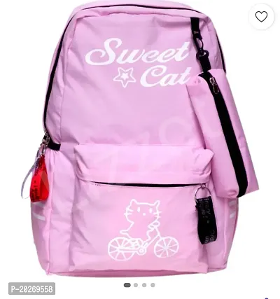 girls collage backpack