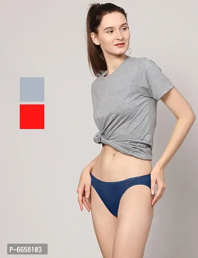 Buy Ashleyandalvis Micro Modal Anti Bacterial Skinny Soft Bikini-no Itching Sweat  Proof Double In-seam Gusset Panties For Women- Pack Of 1 Online In India At  Discounted Prices