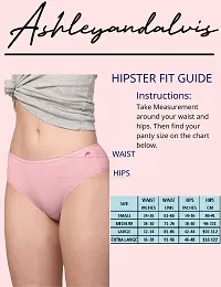 AshleyandAlvis Multicoloured Hipster Micro Modal, Anti Bacterial, Skinny Soft, Premium Panties -No Itching, Sweat Proof, Double In-seam Gusset- Pack Of 2-thumb4