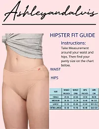 AshleyandAlvis Multicoloured Hipster Micro Modal, Anti Bacterial, Skinny Soft, Premium Panties -No Itching, Sweat Proof, Double In-seam Gusset- Pack Of 3-thumb4