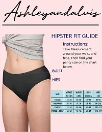 AshleyandAlvis Multicoloured Hipster Micro Modal, Anti Bacterial, Skinny Soft, Premium Panties -No Itching, Sweat Proof, Double In-seam Gusset- Pack Of 3-thumb4