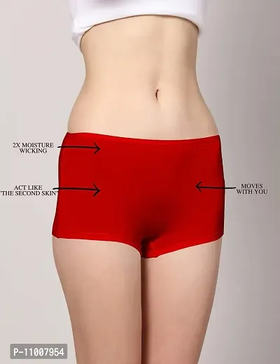 Anti Bacterial Bamboo Micro Modal Premium Seamless ice Silk Panty Women  Bikini Brief No Itching 2X