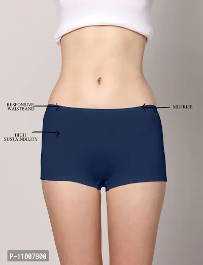 Buy AshleyandAlvis Anti Bacterial, Bamboo Micromodal, Premium Panty, Women  Boyshorts Brief, No Itching, 2X Moisture Wicking Daily use Underwear, Odour  Free Online In India At Discounted Prices