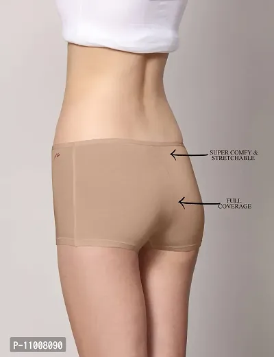 Buy AshleyandAlvis Anti Bacterial, Bamboo Micromodal, Premium Panty, Women  Boyshorts Brief, No Itching, 2X Moisture Wicking Daily use Underwear, Odour  Free Online In India At Discounted Prices