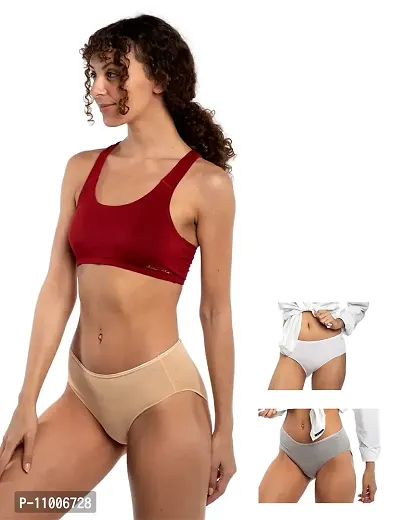 Buy Ashleyandalvis Anti Bacterial, Bamboo Micromodal, Premium Panty, Women  Hipster Brief, No Itching, 2x Moisture Wicking Daily Use Underwear, Odour  Free, Online In India At Discounted Prices