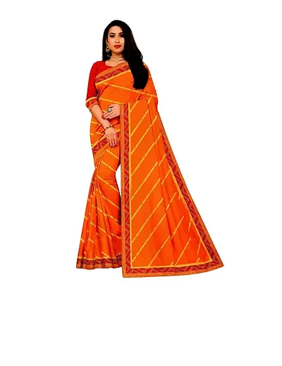 Alluring Art Silk Saree with Blouse piece 