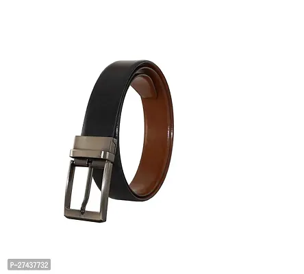 Stylish Black Leather Belt for Men-thumb0