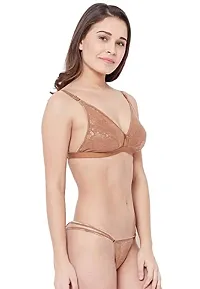 Chia Fashions | Bra Panty Set for Women | Sexy Lingerie Set for Women | Undergarments for Women Bra Panty | Innerwear for Women | Non Padded Bra for Women | Cotton Bra Panty for Women Daily use.-thumb4