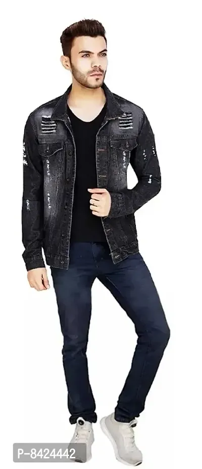 Men Boys Full Sleeve Washed Jacket-thumb3