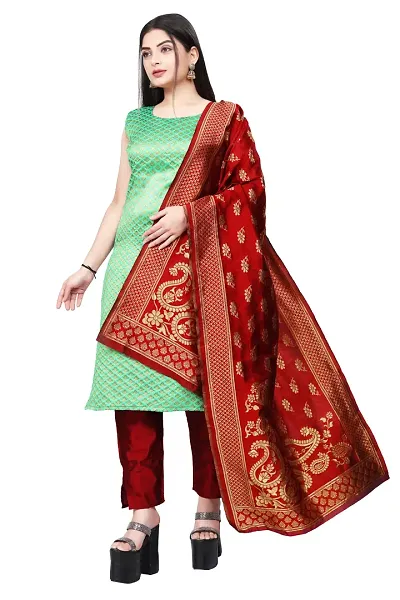 Stylish Jacquard Woven Unstitched Suit