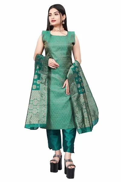 Stylish Jacquard Woven Unstitched Suit