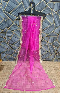 Elegant Pink Banarasi Silk Jacquard Weave Dress Material with Dupatta For Women-thumb2