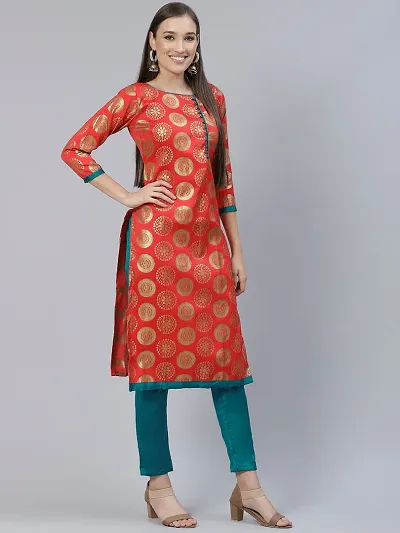 Elegant Banarasi Silk Jacquard Suit Dress Material without Dupatta For Women