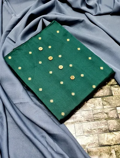 Fancy Banarasi Silk Dress Material without Dupatta