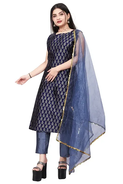 Stylish Jacquard Woven Unstitched Suit