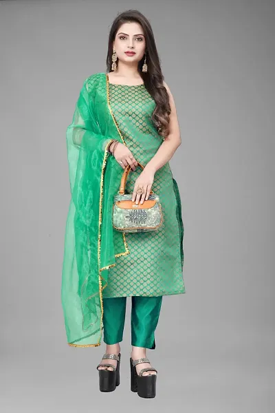 Stylish Jacquard Woven Unstitched Suit