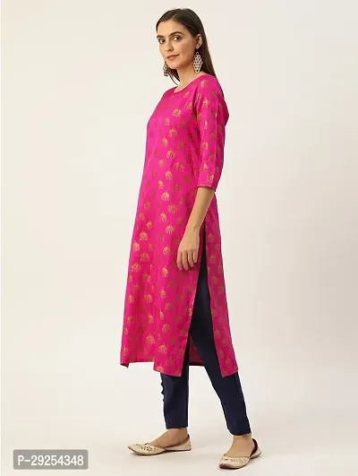 Elegant Pink Banarasi Silk Jacquard Suit Dress Material without Dupatta For Women