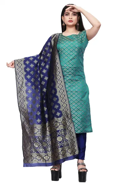 Stylish Jacquard Woven Unstitched Suit