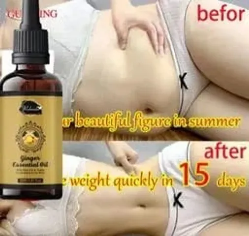 Rabenda Fat Burner Belly Drainage Pure Ginger Essential Oil