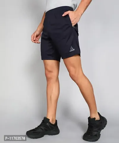 Hope Men  Women Shorts (XL, Blue)-thumb3