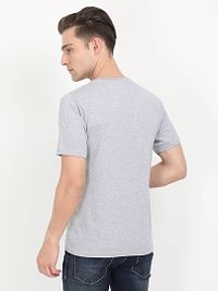 Men's Cotton Round Neck Plain Half Sleeve T-Shirt-thumb1