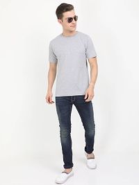 Men's Cotton Round Neck Plain Half Sleeve T-Shirt-thumb4