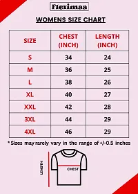 FLEXIMAA Women's Cotton V Neck Full Sleeves T-Shirt Plain | Regular Fit Casual T-Shirt | 100% Cotton-thumb3