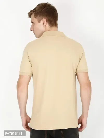 Ideation Men's Cotton Polo Neck T-Shirt-thumb2